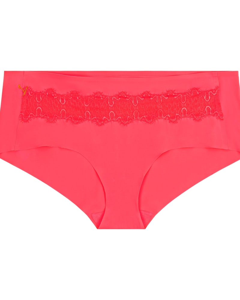Front of a size L Happy Seam Brief in Calypso Coral by Uwila Warrior. | dia_product_style_image_id:242222